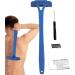 Bexdug Body Hair Cutter for Men - Long Handle Back Razor Foldable Manual Clipper with Interchangeable Heads | Fast & Efficient Body Grooming - Buy Online on GoSupps.com
