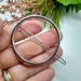 Yheakne Circle Hair Clip Barrette Hollow Round Silver Hair Clamp Hairpin Minimalist Bobby Pin Geometry Metal Hair Accessories for Women and Gilrs (Silver Circle) - Buy Online on GoSupps.com
