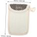 VINTORKY 6pcs Black Linen Soap Loofahs Soap Mesh Holder Foaming Net for Face Washing Net Bags Flax - Buy Online on GoSupps.com