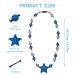2 Pack Baby Silicone Sensory Chew Necklaces - BPA Free Teething & Nursing Toys for Breastfeeding - Freezable & Dishwasher Safe - Blue & Gray Stars - Buy Online on GoSupps.com