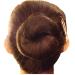 20 10 Pack Hair Nets Invisible Elastic Edge Mesh 50cm Reusable Hair Nets (coffee 10pcs)