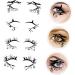 Beavorty Spider Stickers 20 pairs Costume Supply Goodie Liner Eye Classic Eyeliner Horror Trendy Funny Halloween Web Sticker 1 count (Pack of 1) Blackx5pcs - Buy Online on GoSupps.com