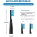 5-Pack Toothbrush Heads for Fairywill D7D8FW507508, 551917959D1D3 - Black - Buy Online on GoSupps.com