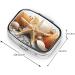 Starfish & Shells Cute 2 Compartment Pill Case | Small Travel Pill Box Organizer for Purse & Gifts - Buy Online on GoSupps.com