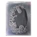 Kwan Crafts Flowers Leaves Oval Frame Plastic Embossing Folders for Card Making Scrapbooking and Other Paper Crafts  10.5x14.5cm