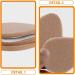 3 Pairs Metatarsal Foot Cushions for Pain Relief | Summer Foot Pads - Cashmere Wool Skin Color | Forefoot Ball of Foot Comfort - Buy Online on GoSupps.com