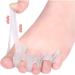 Alinzo Gel Orthopedic Hallux Valgus & Hammer Toe Corrector - Toe Extensor & Footrest for Pain Relief (Blue) - Buy Online on GoSupps.com