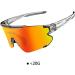 RacyRam UV400 Polarized Sport Sunglasses for Men and Women - Red | Ideal for Baseball, Cycling, Running, Softball - Buy Online on GoSupps.com