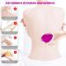Hoyesch Crystal Hair Eraser for Women and Men - Reusable Painless Hair Remover Tool - Purple - Buy Online on GoSupps.com