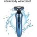 Buy Waterproof Electric Shaver for Men - Rechargeable Wet & Dry Beard Nose & Sideburns Trimmer - Buy Online on GoSupps.com
