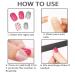 Allstarry 120pcs 5 Pack French Children Nails: Flower Series | Pre-Glue Full Cover Short False Nail Kits for Girls | Cute Nail Art Decoration - Buy Online on GoSupps.com