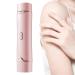 Tanxier Bikini Shaver Electric Bikini Trimmer Leather Double Heads Body Hair Shaver Care Kit Facial Hair Remover for Underarm Leg Arm Body Face Pink
