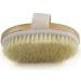Boolavard Dry Skin Body Brush - Improves Skin's Health And Beauty - Natural Bristle - Remove Dead Skin And Toxins  Cellulite Treatment  Improves Lymphatic Functions  Exfoliates  Stimulates Blood