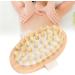 Luxury Shower Massage Brush - Wooden Body & Hair Spa Massager for Muscle Relaxation - Ideal for Men & Women - Buy Online on GoSupps.com