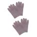 Healeved 2 Pairs Night Moisturizing Gloves Moisturizing Lotion Salon Accessories Keychain Comb Night Gloves for Dry Hands Compact Gloves Overnight Spa Gloves Nursing Cover at Night