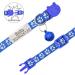 Senristar Personalized 2-Pack Reflective Cat Collars - Custom Breakaway with Name Shield & Bell Anti-Loss Tag for Boys & Girls Fits 20-28 cm - Navy Blue - Buy Online on GoSupps.com