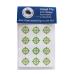 Urinal Fly Toilet Stickers 12 Pack Lime Green Target 80% Cleaner Bathrooms in Minutes!