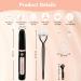 Heated Eyelash Curler Heated Lash Curler with Eyelash Comb Electric Eyelash Curler with USB Rechargeable 4 Heating Modes Anti-Scald Lash Curling Tool with LED Display Gift for Women Black - Buy Online on GoSupps.com