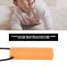 Silicone Building Blocks Baby Teether Necklace | Teething Stick Chew Pendant for Babies (Orange) - Buy Online on GoSupps.com