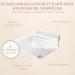 Carenesse 6 Series Compress 22x70 cm - Premium White Cosmetic Towels | 100% Cotton Eco-Tex 100 Hygienic & Suction-Strong Face Scarves for Studio Quality - Buy Online on GoSupps.com
