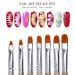 Mwoot 14 PCS Nail Brush Set - UV Gel & Acrylic Nail Art Brushes for Professional Results - Buy Online on GoSupps.com