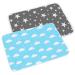 2 Pcs Baby Diaper Changing Pad ALBOYI Newborns Waterproof Diaper Pad Reusable Nappy Multi Function Washable Mat for Home and Outdoor(Grey/Blue)