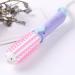 Mini Thermal Brush - 2-in-1 Hair Straightener & Curling Iron for Short Hair Heated Round Brush for Volume & Curls Travel Size Purple Wand - Buy Online on GoSupps.com