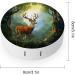Deer Forest Print Contact Lens Case - Travel Box & Care Box for Contacts | International Shipping Available - Buy Online on GoSupps.com
