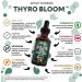 Clean Nutra Thyroid Support Drops Selenium Zinc Iodine L Tyrosine KSM66 Ashwagandha Vitamin D3 B12 A C Turmeric Kelp Schisandra Guggul Cayenne Basil Liquid Supplement Folate Copper Thyro Bloom Drop Wild Berry - Buy Online on GoSupps.com