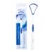 Wellsamed 1 piece Expert Tongue Cleaner Blue for the effective fight against tongue coating and halitosis Blue 1 piece