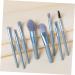 Baluue 8pcs Makeup Brush for Woman Mini Makeup Brushes Eyeshadow Makeup Brushes Facial Kit Wooden Blue 14x1x1cm Blue - Buy Online on GoSupps.com