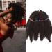 Medium Brown Afro Twist Hairpiece - 11 Inch Curly Synthetic Hair Extensions - Buy Online on GoSupps.com