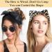 BEGOOD PU and Leopard Print Wide Headbands - Fashionable Hair Accessories for Women | 2Pcs Set - Buy Online on GoSupps.com