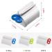3-Piece Toothpaste Squeezer with Rotating Holder | Bathroom Dispenser for Easy Squeeze | Mixed Colors - Buy Online on GoSupps.com