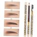 AUTSUPPL 2pcs Eyebrow Pencil Brush Eyebrow Pencil Brown Black Eyebrow Brown Brow Eyebrow Cosmetics 1 count (Pack of 1) As Shown - Buy Online on GoSupps.com
