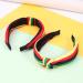 Ardorchid Rasta Headbands African Jamaica Juneteenth knotted Headband for Women Girls Elastic Hairband Hair Hoop No Slip Hair Accessories Gifts - Buy Online on GoSupps.com