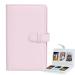 Mini Photo Album 3 Inch Photo Album Pocket Album Suitable For Instant Camera Photo Storage Business Cards Stamps Ticket Collection(Pink)