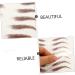 OHPHCALL 12 Sheets Brow Stickers False Eyebrows Cosmetics Temporary Eyebrows Makeup Stickers 21x14.8cmx3pcs Brownx3pcs - Buy Online on GoSupps.com
