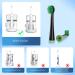 Waterpik Sonic Fusion Replacement Toothbrush Heads - 4 Count Black with Covers | Compatible with SF-01, SF-02, SF-03, SF-04 - Buy Online on GoSupps.com
