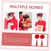 MAGICLULU 12 Pairs Tassel Hair Ball Hair Clip Hair Accessory for Cosplay Hair Pin Hair Barrettes Hanfu Hair Accessories for Red Tassel Fur Ball Child Artificial Fur Chinese Style - Buy Online on GoSupps.com