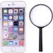 U-M Magnifying Glass 10x Handheld Reusable Plastic Magnifier for Learning Reading Books Newspaper and Fault Finding 10*40MM - Buy Online on GoSupps.com