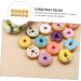 Uonlytech 20 Pcs Donut Decoration Blush Decor Bling Decor Lovely Ornament Child Accessories Earth Tones - Buy Online on GoSupps.com