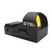 C-MORE Systems Micro Red Dot Sight STS2B, 1x Magnification, Made of Aircraft Grade Aluminum, Adjusts for Wind & Elevation, Ultra Bright, All Weather, Waterproof, Lightweight, Matte Black 6 MOA