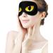 LynaRei Horrific Black Cat Sleep Mask - Glowing Eyes for Halloween - Elastic Blackout Blindfold for Full Night's Sleep and Travel - Buy Online on GoSupps.com