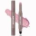 MYUANGO Shimmer Eyeshadow Stick Cream Eyeshadow Pencil Crayon Eye Brightener Stick Highlighter Makeup Waterproof & Long Lasting (01PINK)