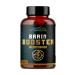 Brain Booster 38 Factor | Premium Herbal & Vitamin Blend for Focus Clarity & Cognitive Support | Adaptogen & Mushroom Complex with Vitamin B3 | Daily Mental Performance Formula 90 Capsules