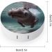 Shop Diving Hippo Print Contact Lens Case - Travel & Care Box for All Lens Types - Buy Online on GoSupps.com