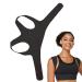Ezata Seamless Corrector - Adjustable Back Braces for Effective Back Corrector Braces for Women Men Black Medium