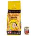 Italian Gourmet E.R. 3 x Gold Vulcan Grani Coffee Beans 500g + Polpa Italian Gourmet 500g