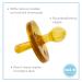 Natural Rubber Pacifiers - BPA-Free, Soft, Handcrafted in Italy - 2-Pack (Large) - Buy Online on GoSupps.com